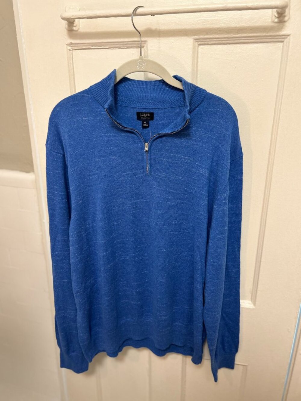 Blue J. Crew quarter zip